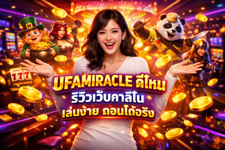 UFAMIRACLE ดีไหม รีวิวเว็บคาสิโน เล่นง่าย ถอนได้จริง